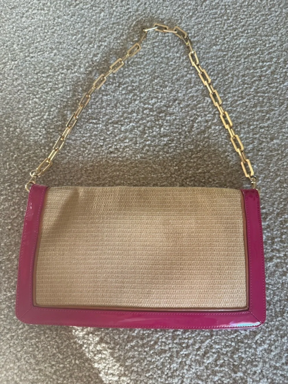 Tory Burch woven raffia